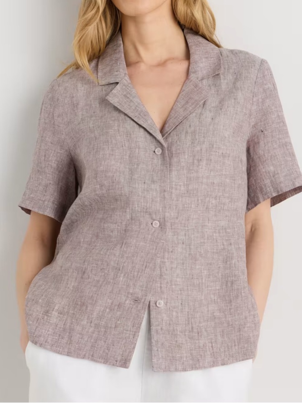 Quince 100% European Linen Short Sleeve Shirt